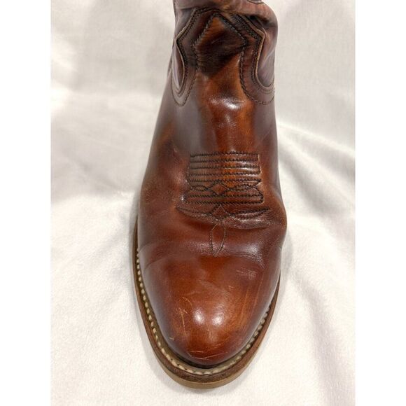 VTG Levi's Orange Tab Leather Cowboy Boots Men's 10 Country Western Texas Farm - Picture 7 of 16